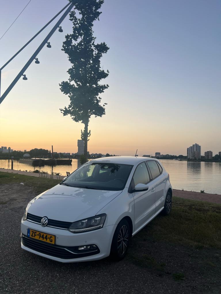 Volkswagen Polo 1.0 MPI 44KW 2016 Wit, Auto's, Stof, 40 €/maand, Wit, Handgeschakeld