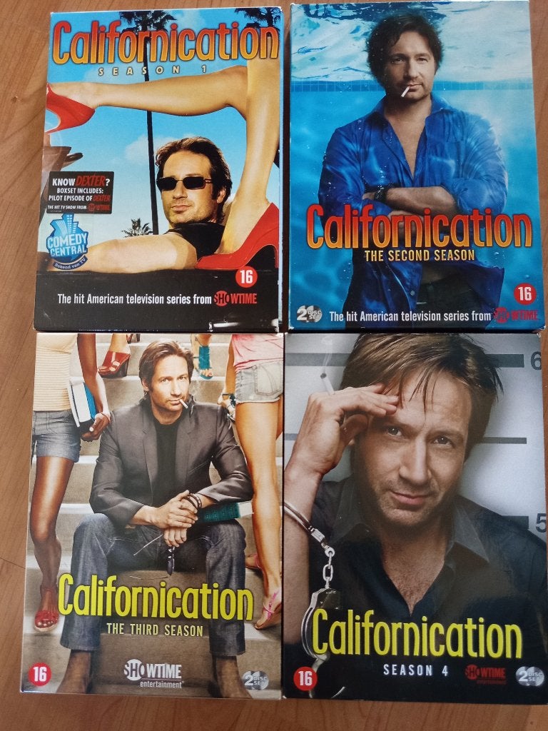 Californication - Seizoen 1 t/m 4 ֎ David Duchovny, Cd's en Dvd's, Dvd's | Tv en Series, Vanaf 16 jaar, Ophalen of Verzenden, Gebruikt