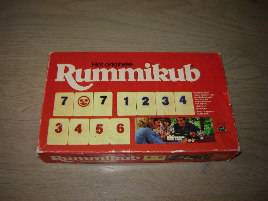 RUMMIKUB GROTE VERSIE !!!!, Hobby en Vrije tijd, Gezelschapsspellen | Bordspellen, Ophalen of Verzenden, Zo goed als nieuw