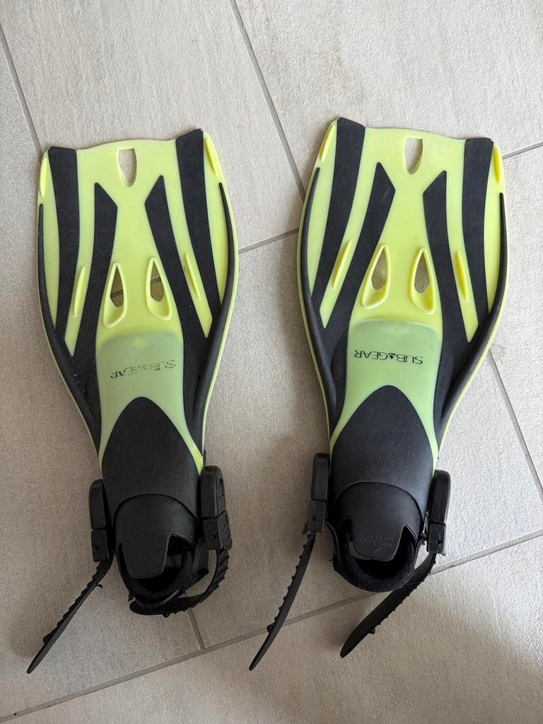 Subgear duikvliezen 9-12 jaar, Watersport en Boten, Ophalen of Verzenden, Gebruikt, Zwem- of Duikvliezen