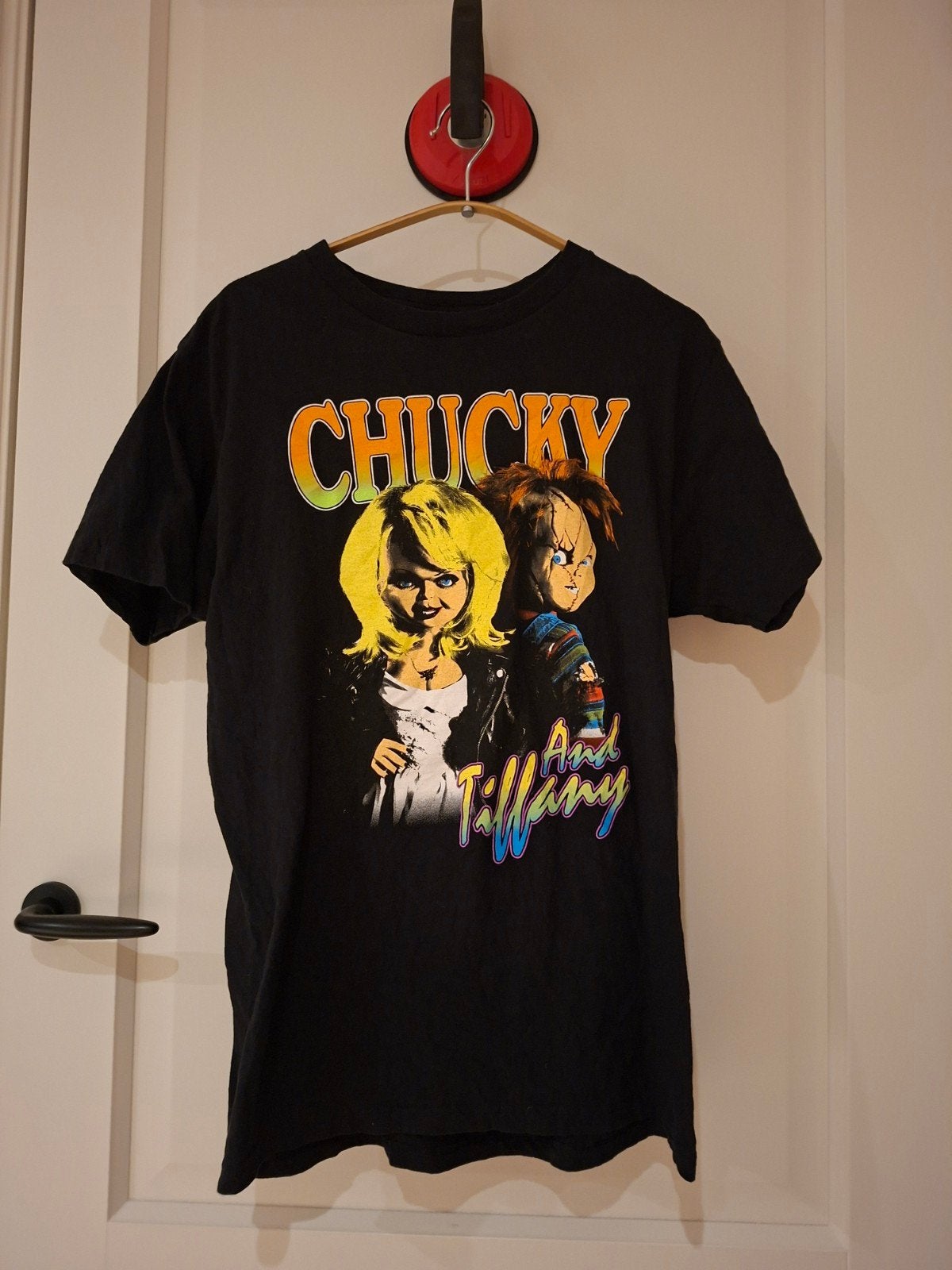 Chucky en Tiffany T-shirt - Bride of Chucky, Zwart, Zo goed als nieuw, Chucky Franchise, Verzenden