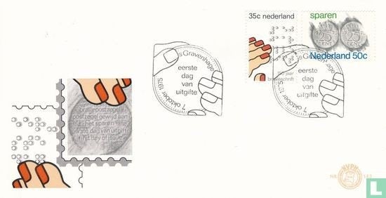 FDC E143 Gecombineerde uitgifte 1975 NL onbeschreven, Postzegels en Munten, Postzegels | Eerstedagenveloppen, Ophalen of Verzenden