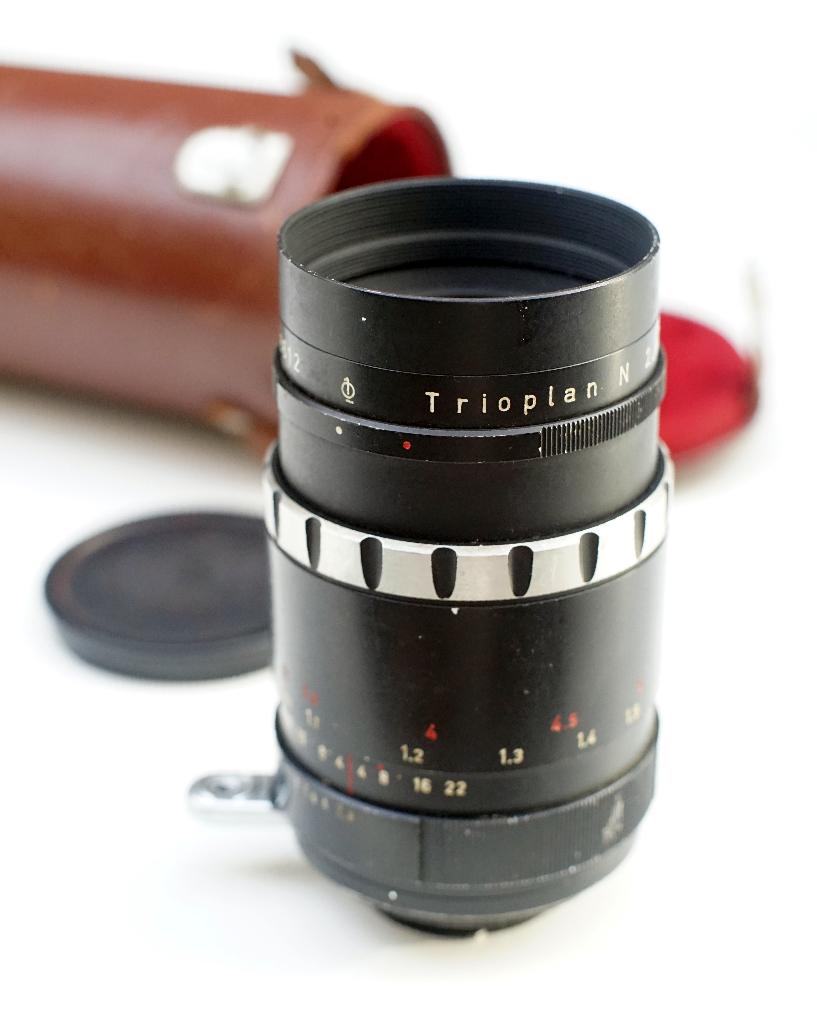 Trioplan - N 2.8/100 Exa (Meyer Optik Gorlitz) bubble bokeh, Ophalen of Verzenden, Lens of Lenzen