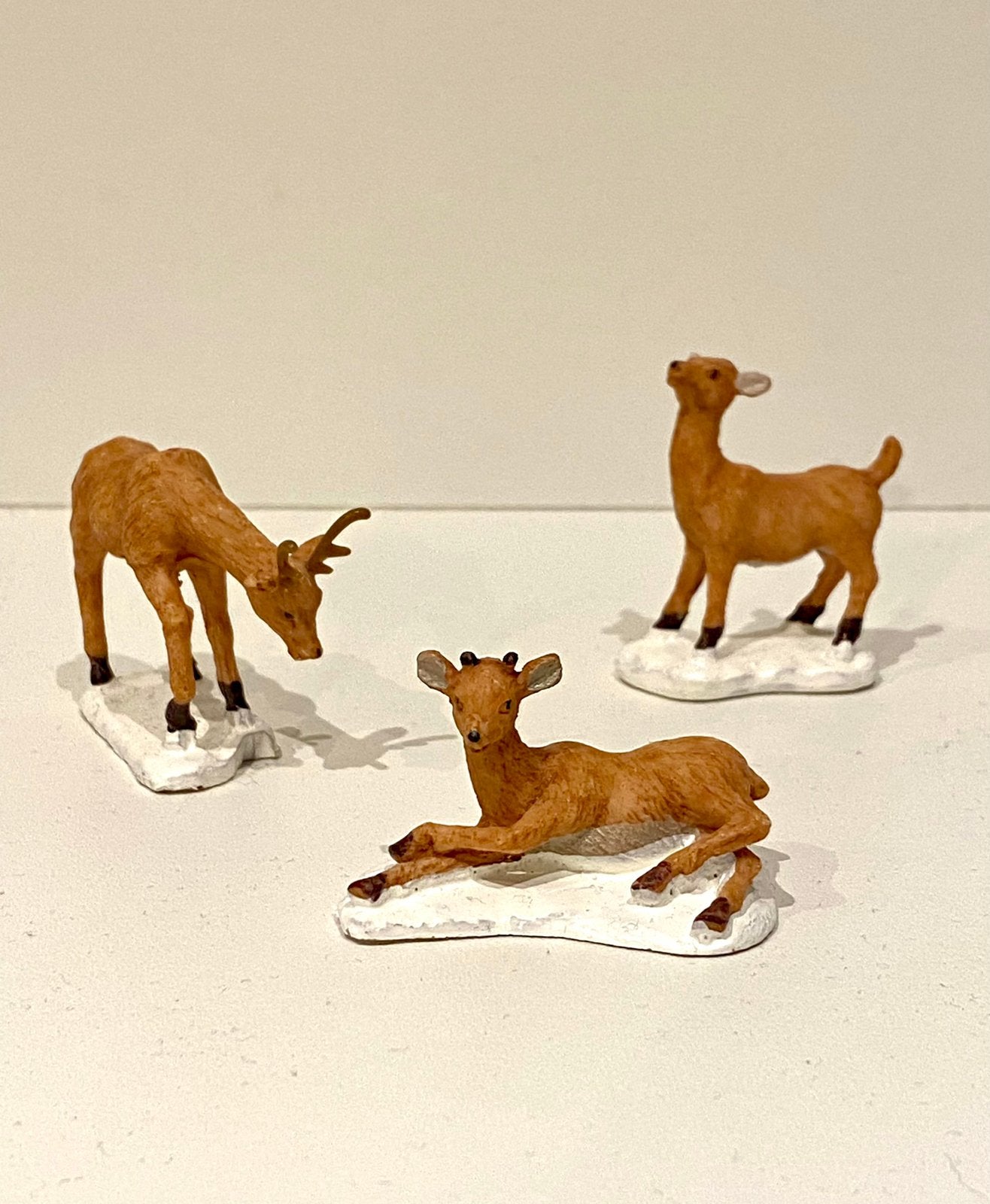 Kerst Deer Family, set of 3, Verzenden