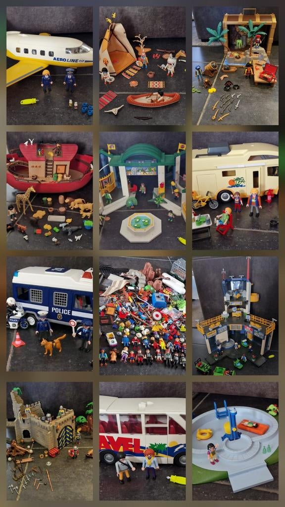 Diverse (oude) Playmobil sets en extra's, Ophalen, Gebruikt