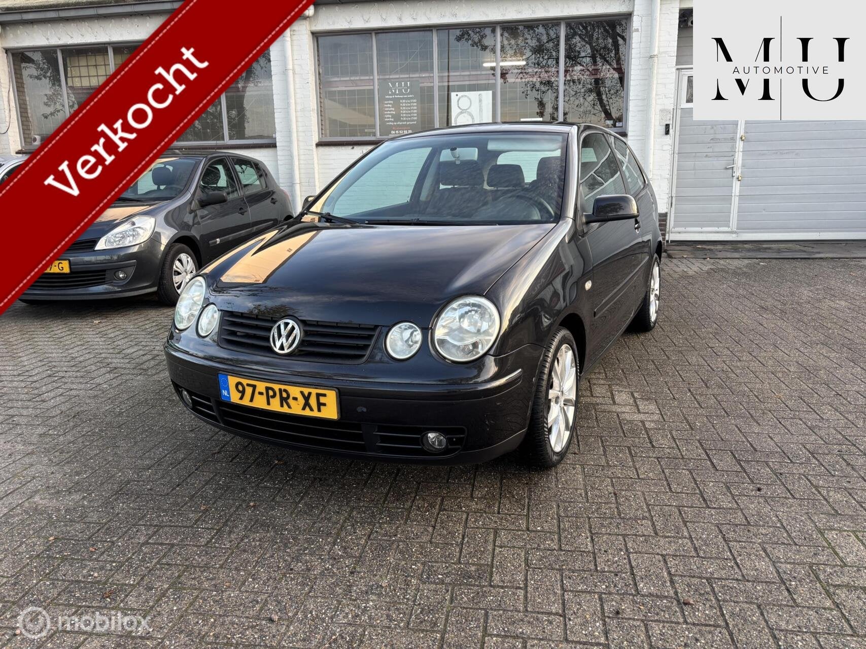 Volkswagen Polo 1.4-16V, Auto's, Voorwielaandrijving, Gebruikt, 4 cilinders, Zwart