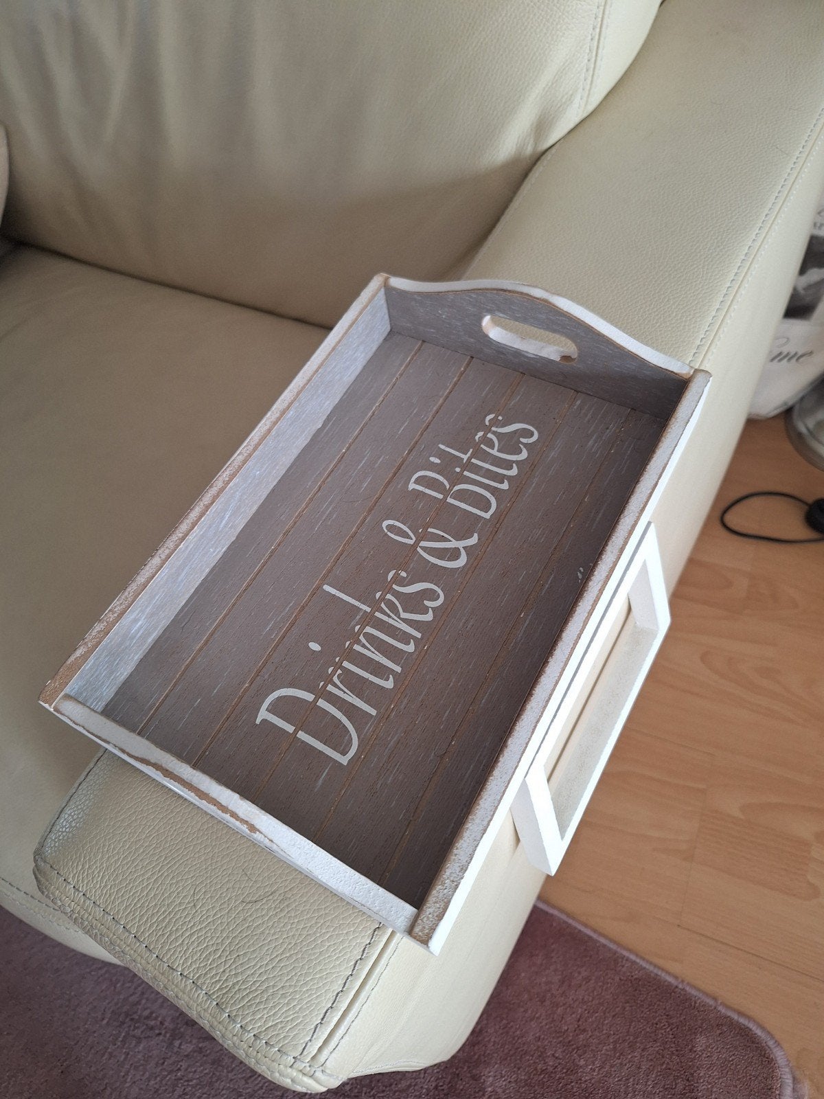 Dienblad voor armleuning, Ophalen, Zo goed als nieuw, Dienblad, Inklapbaar