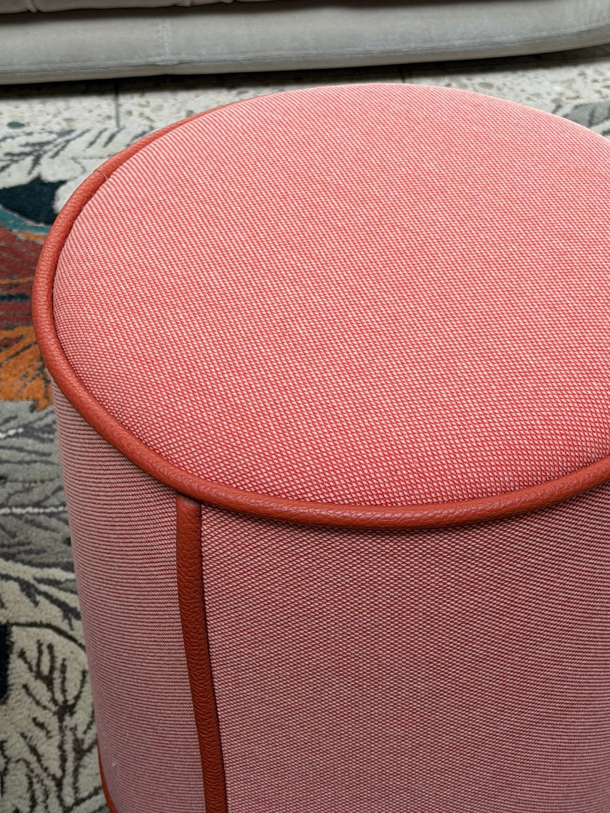 Leolux Bolmin poef NIEUW, Ophalen, Rond, Nieuw, Minder dan 50 cm