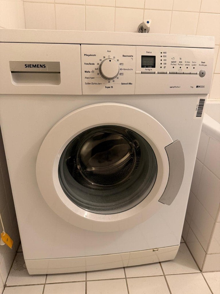 Siemens WM14E3S1 wasmachine - zeer nette staat, Ophalen, Handwasprogramma, Zo goed als nieuw, Voorlader