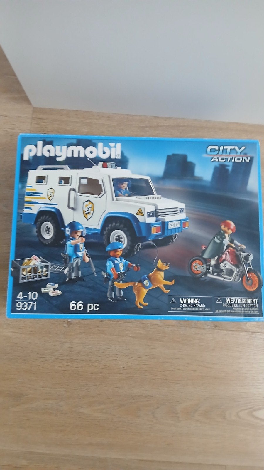 Playmobil 9371 Politie Geldtransport - Zo goed als nieuw, Complete set, Voertuig, Ophalen of Verzenden, Zo goed als nieuw