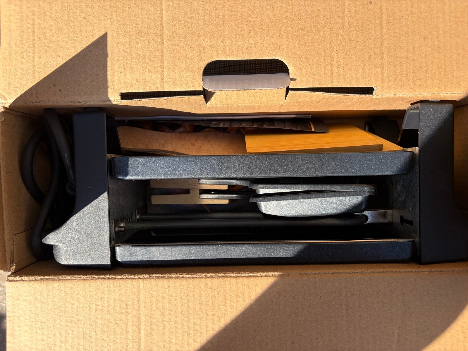 Bestron Black&Wood Raclette Grill - Nieuw in doos, Ophalen of Verzenden, Nieuw