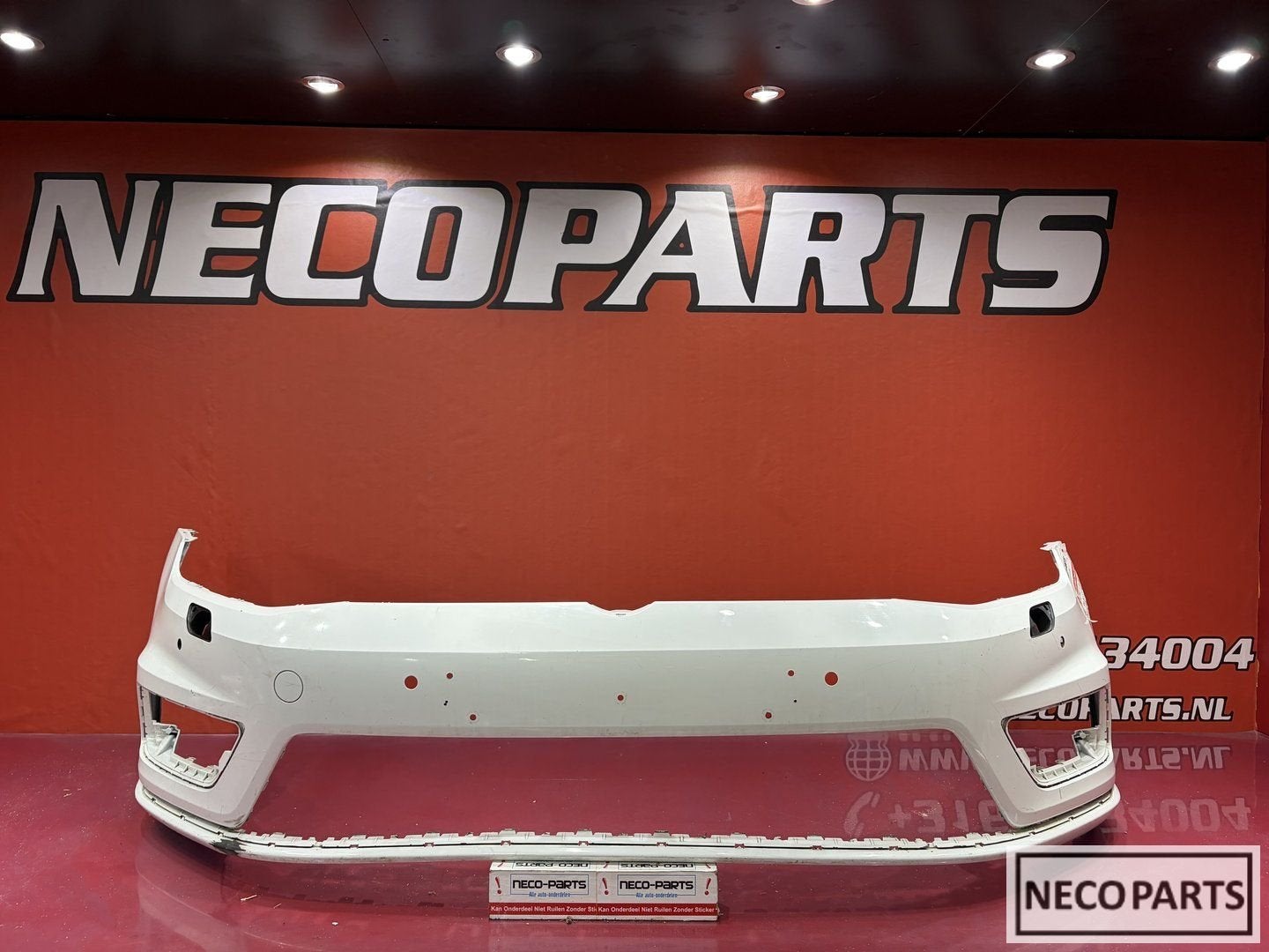 VW GOLF 7 R-LINE VOORBUMPER 2013-2017 ORGINEEL BUMPER, Gebruikt, -, Volkswagen, -