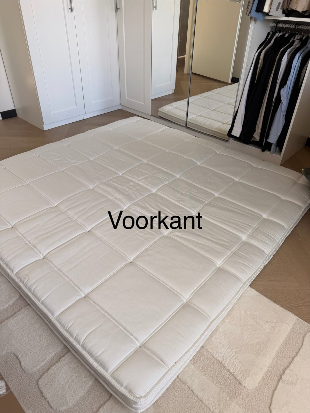Swiss Sense Topper Royal 450 Talalay 200x200, Ophalen, Tweepersoons, Zo goed als nieuw, Matras