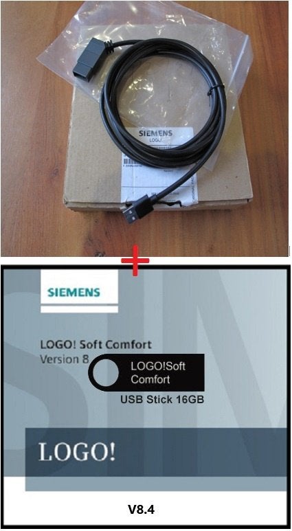 (1.2) Software siemens logo soft comfort V8.4 op USB + kabel, Verzenden, Nieuw