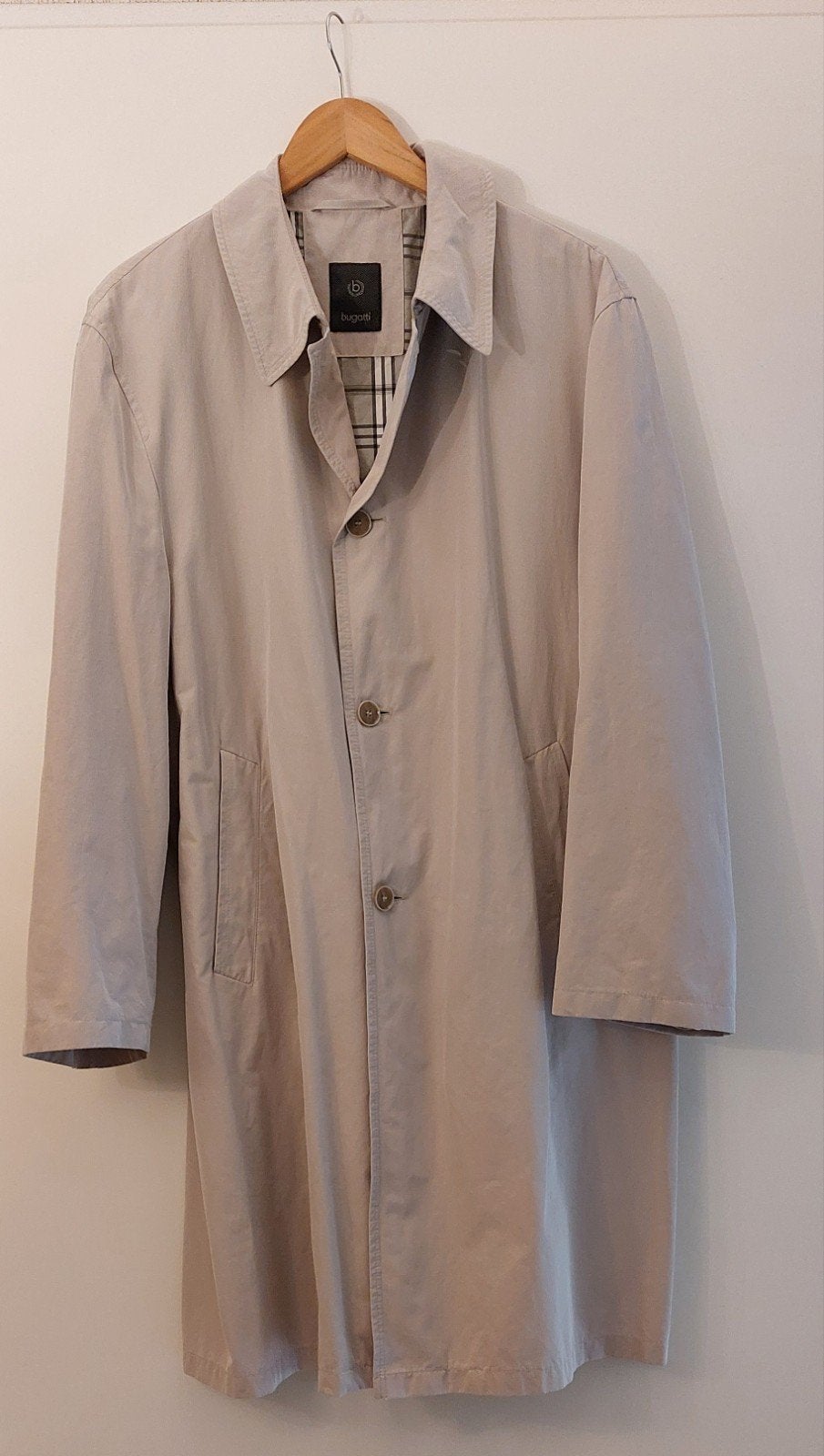 Mooie Heren BUGATTI Zomer Jas - XL - Zo Goed als Nieuw!, Ophalen, Bugatti, Beige, Maat 56/58 (XL)