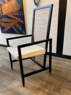Design stoel, Huis en Inrichting, Ophalen, Wit, Hout, Zo goed als nieuw