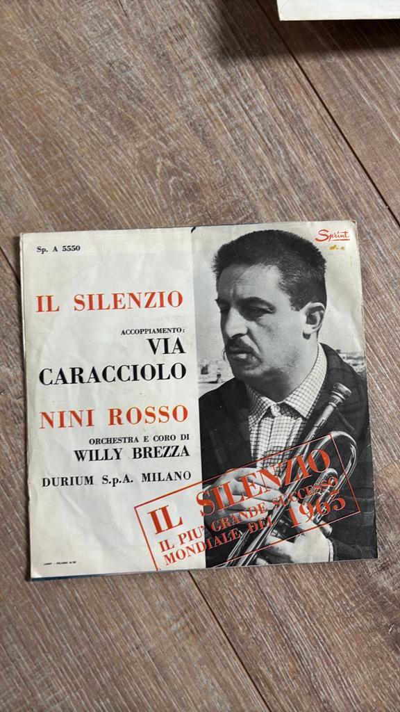Nini Rosso - Il Silenzio / Via Caracciolo (Single), Cd's en Dvd's, Vinyl Singles, Fotohoes, Ophalen of Verzenden, Gebruikt, Overige genres