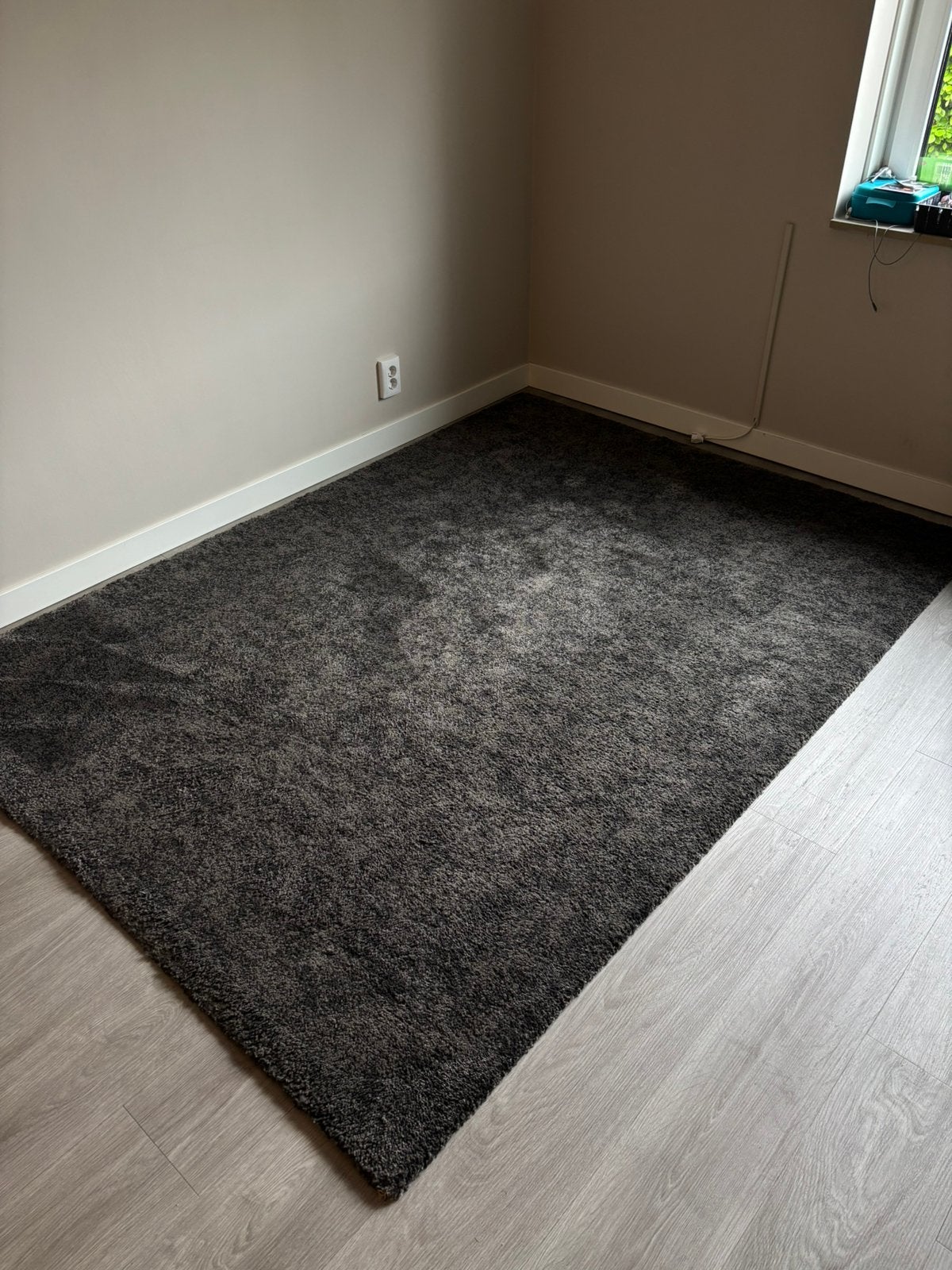 Grijs vloerkleed, Huis en Inrichting, Ophalen, 150 tot 200 cm, 200 cm of meer, Zo goed als nieuw