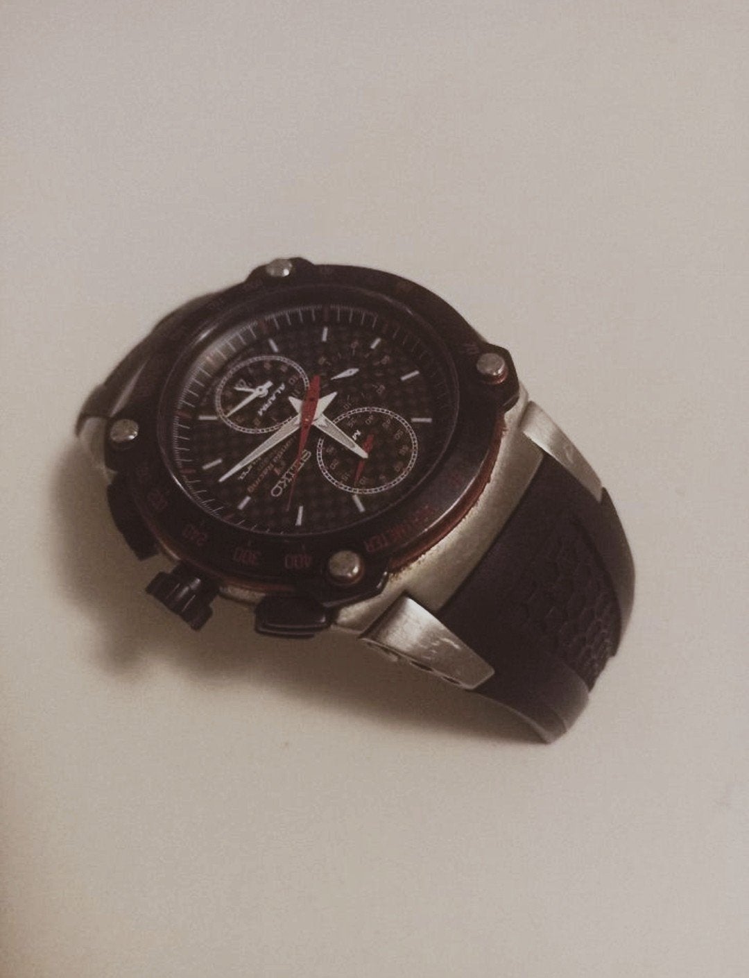 Seiko Sportura Honda Racing (2008) - Voor reparatie, Ophalen, Seiko, Gebruikt, Staal