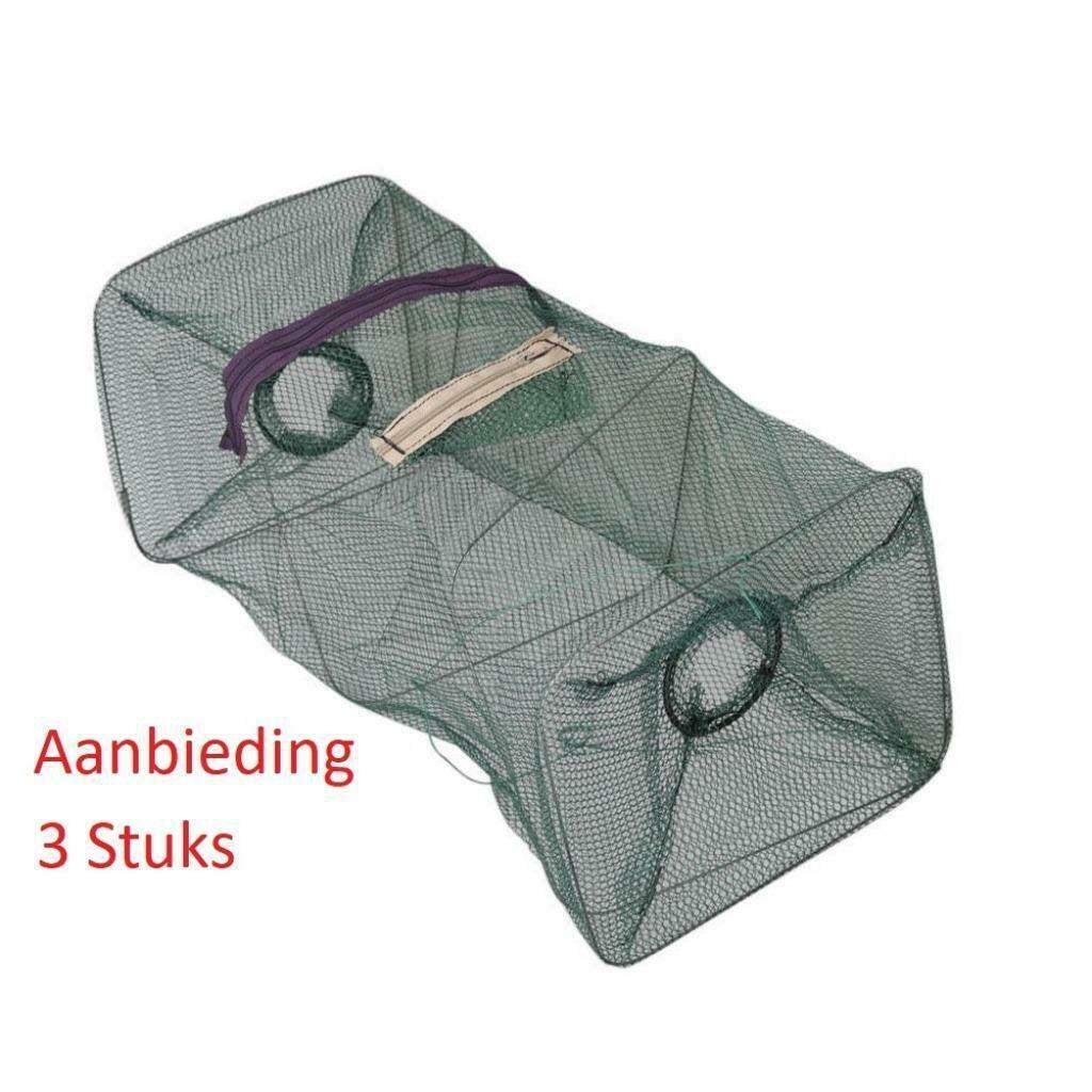 fuik set 3 stuks inklapbaar met rits, Ophalen of Verzenden, Nieuw, Net of Fuik