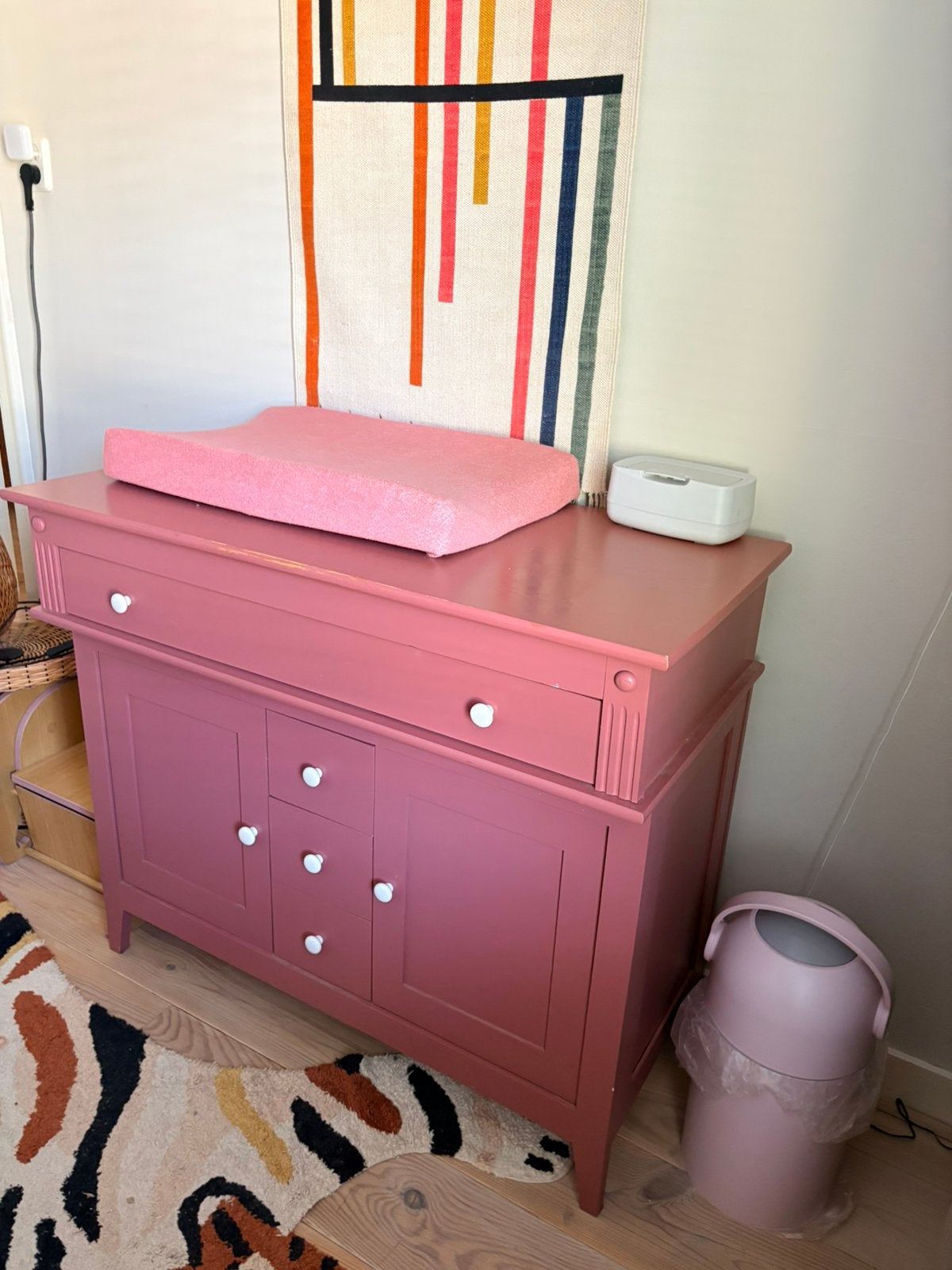 Mooie vintage commode, Ophalen, 50 tot 70 cm, 90 tot 105 cm, 100 cm of meer