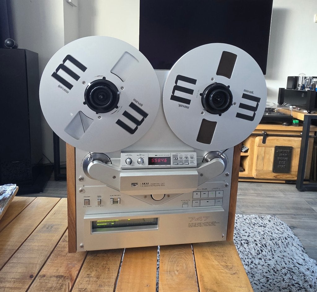 Akai gx-747 volledig gereviseerd., Audio, Tv en Foto, Ophalen, Bandrecorder