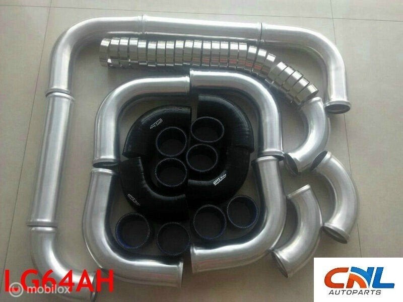 2.5 64mm Intercooler Pipe Piping Kit w/ Silicone Clamp, Nieuw, Ophalen of Verzenden