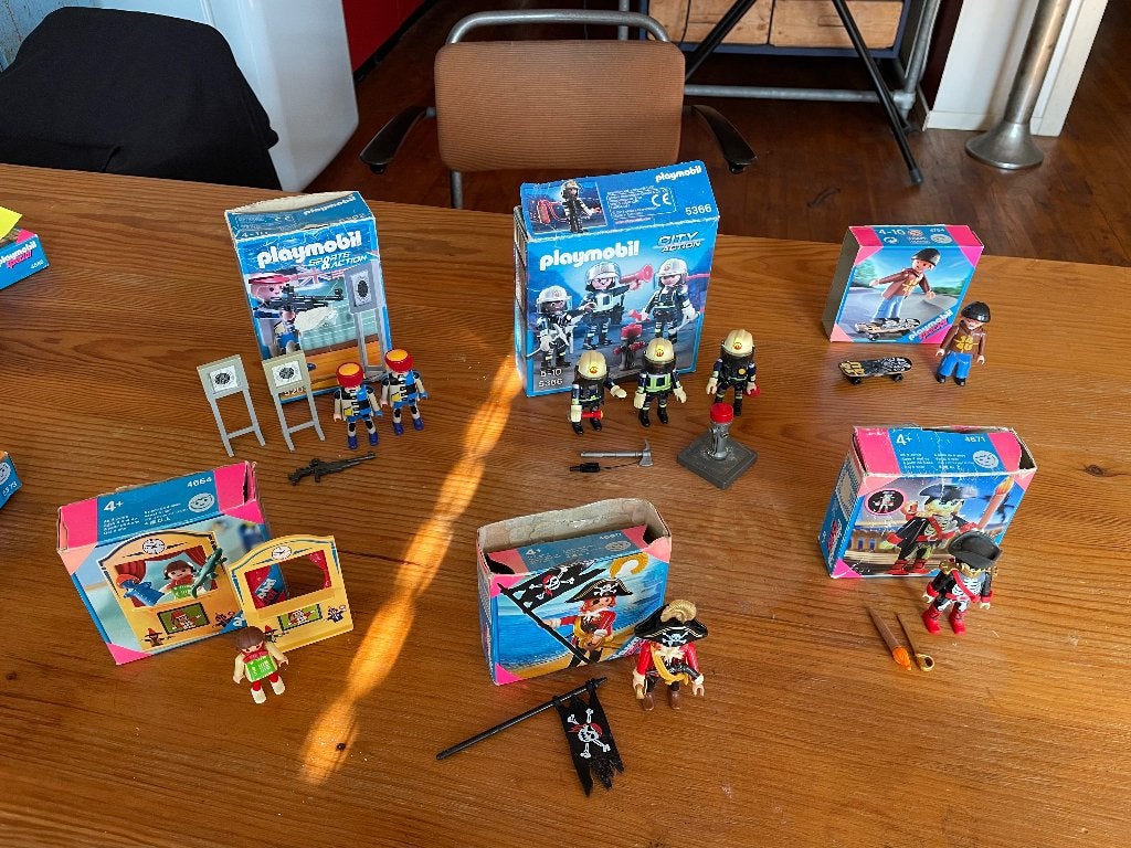 Vintage Playmobil in originele dozen, Gebruikt, Losse onderdelen, Ophalen of Verzenden, Figuren