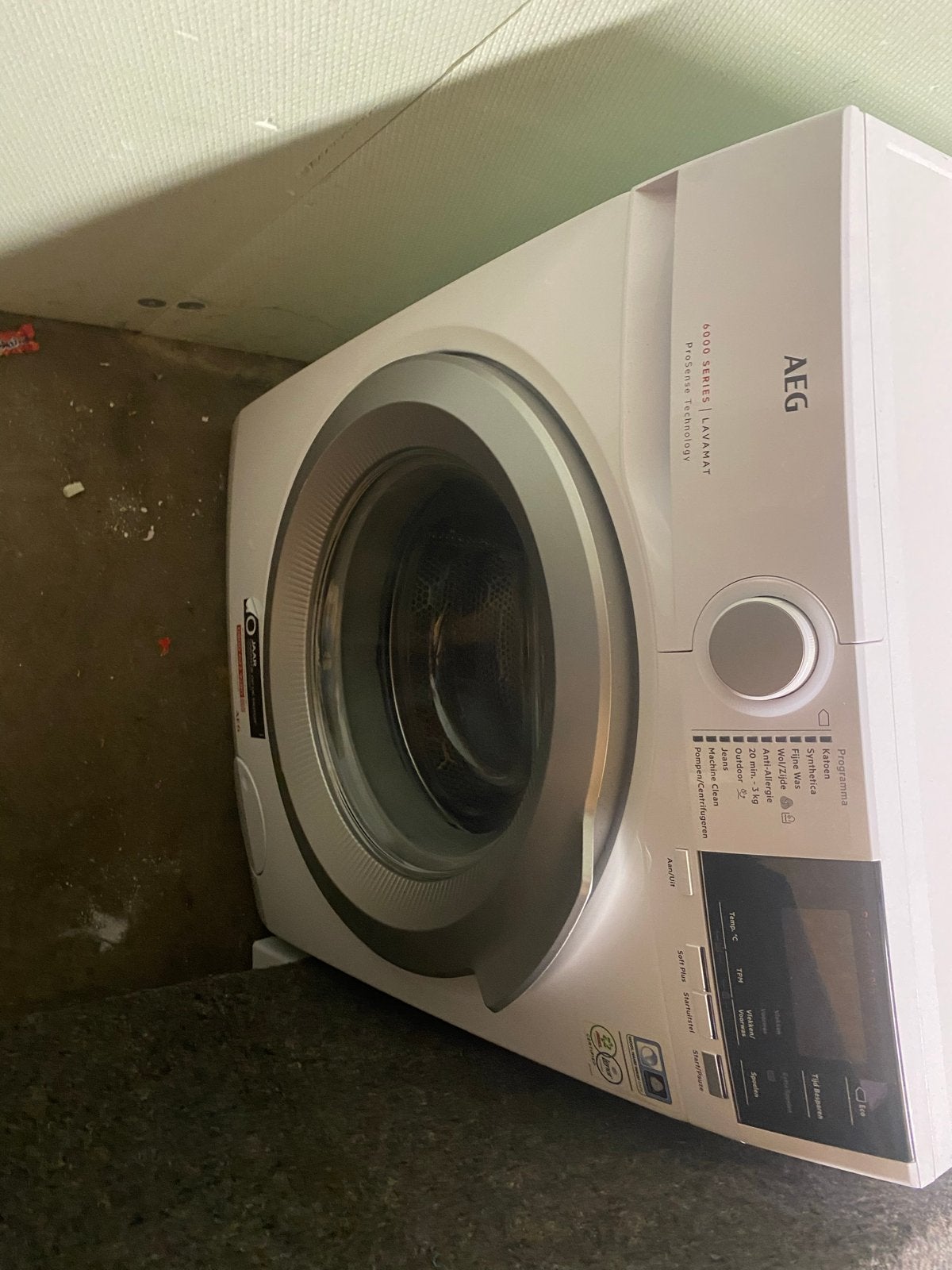AEG 6000 Serie Lavasmat 9kg Voorlader Wasmachine, Witgoed en Apparatuur, Wasmachines, 8 tot 10 kg, Ophalen of Verzenden, Zo goed als nieuw