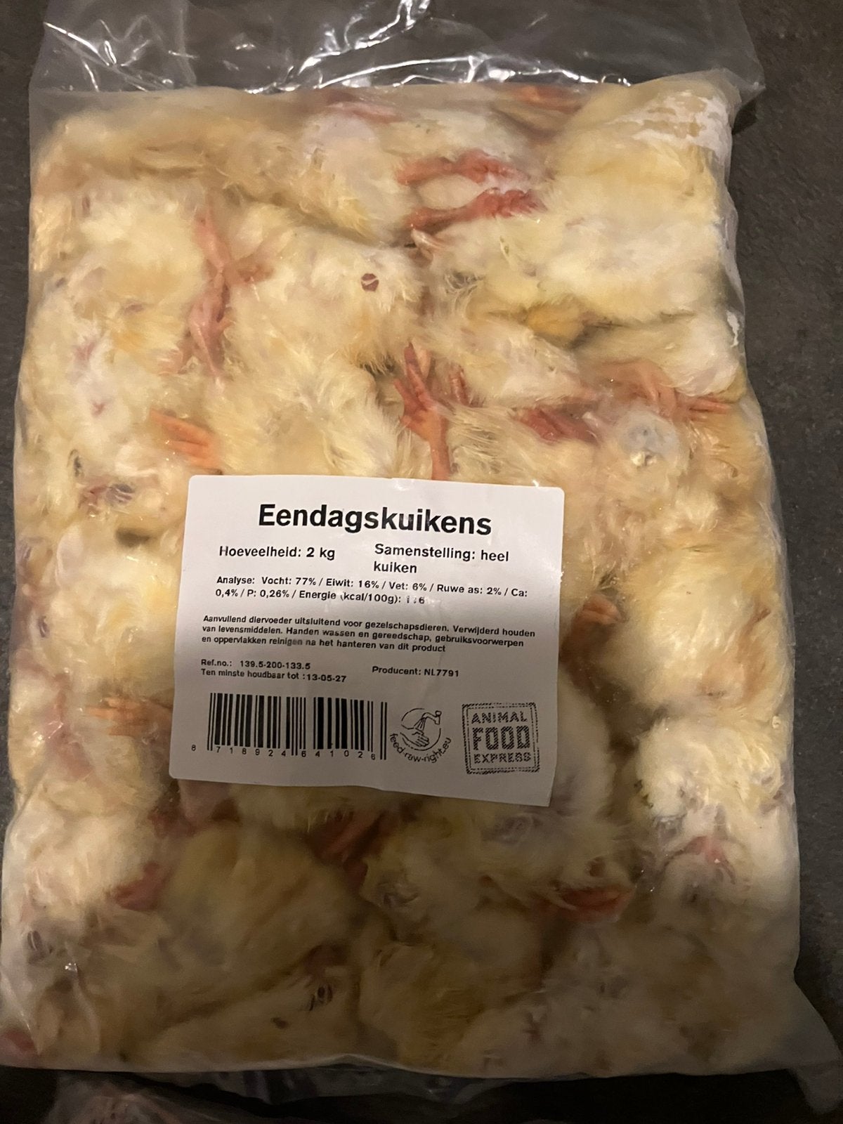 2KG kuikens en 8 dikke muizen voor de slang of uil etc, Dieren en Toebehoren, Dierenvoeding, Ophalen, Vee