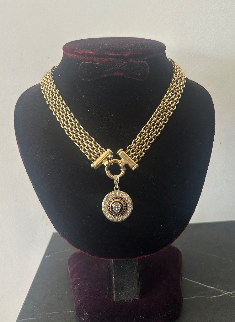 Versace gouden halsketting, Ophalen, Zo goed als nieuw, Goud, Goud