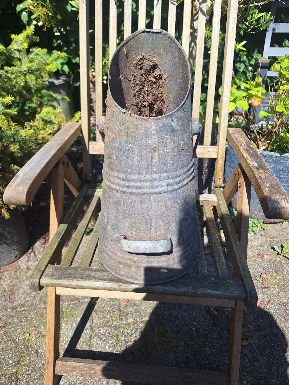 Zinken kolenkit, Ophalen, Gebruikt, Metaal