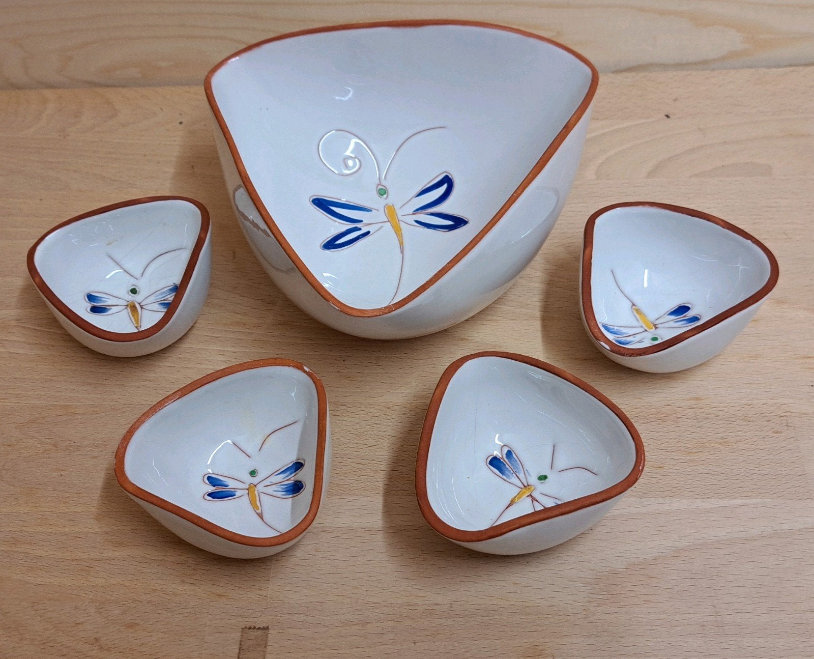 Retro pindaset, Antiek en Kunst, Ophalen of Verzenden