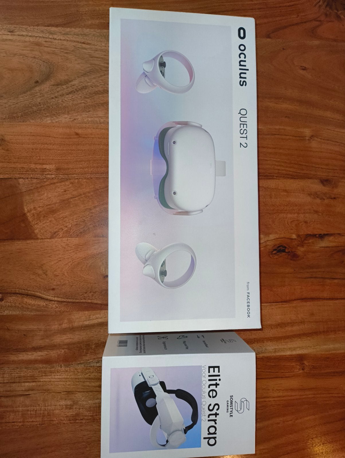 Oculus Quest 2 VR-bril met Elite Strap, Ophalen of Verzenden, Zo goed als nieuw, VR-bril, Overige platformen