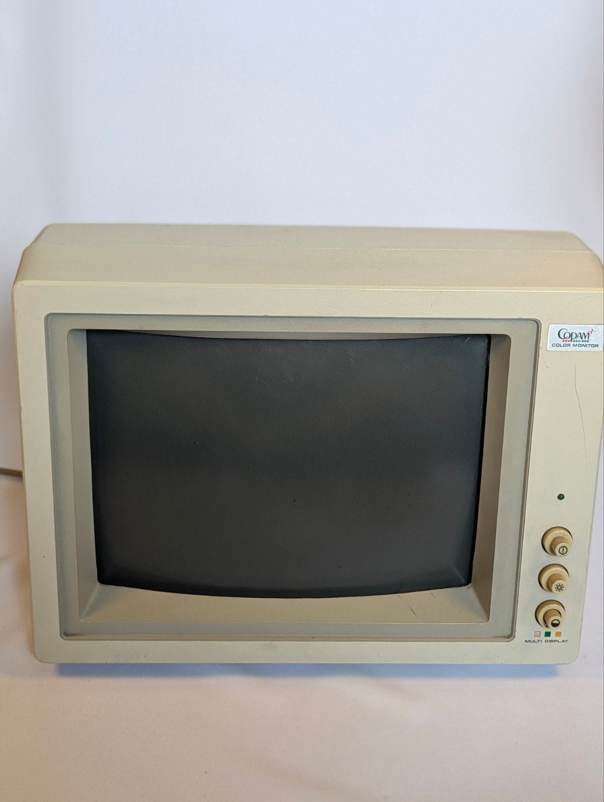 Copam TVM MD-7D EGA CRT-monitor werkend – IBM 5154, Computers en Software, Vintage Computers, Ophalen, ., ., .