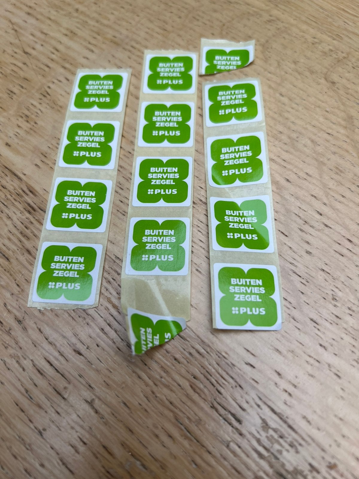 Plus zegels servies buiten, Verzamelen, Supermarktacties, Plus, Ophalen