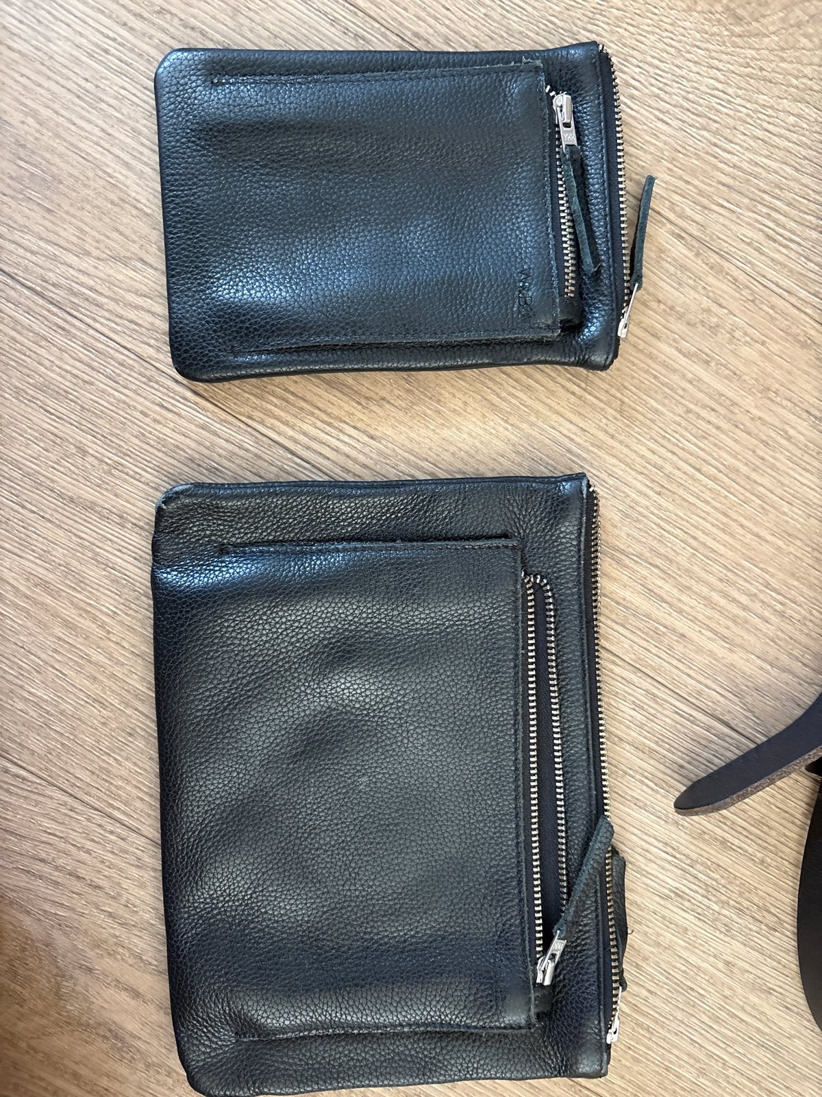 Wolf & Belt Leren Riem Zwart - Maat 110, Heupriem, Ophalen of Verzenden, Gedragen, 3 tot 5 cm