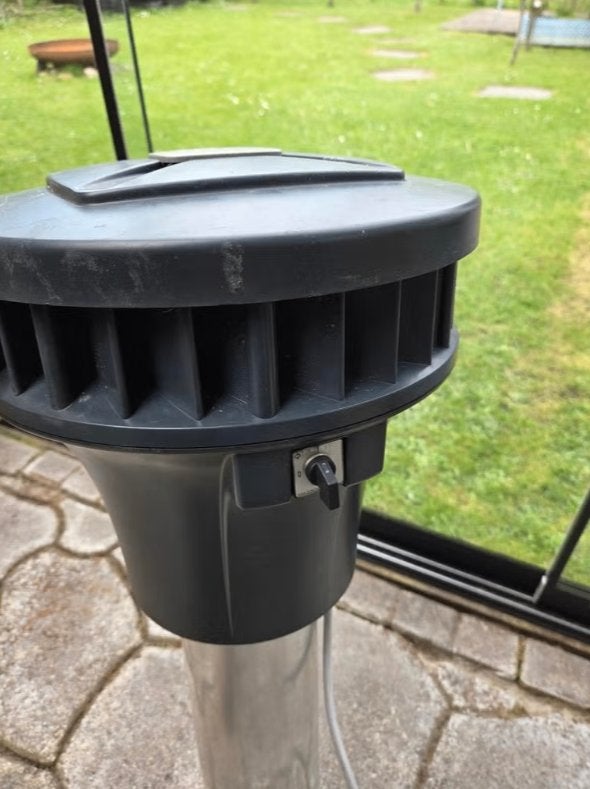 Storkair Zehnder pijp ventilator 400m3/uur 125mm Perilex, Ophalen of Verzenden, Gebruikt, Afzuiger