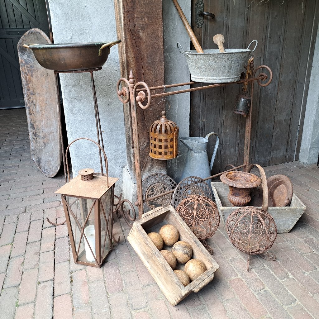 Stoer oud doorleefd landelijk brocante verweerd roest Etage3, Gebruikt, ., Ophalen of Verzenden, .