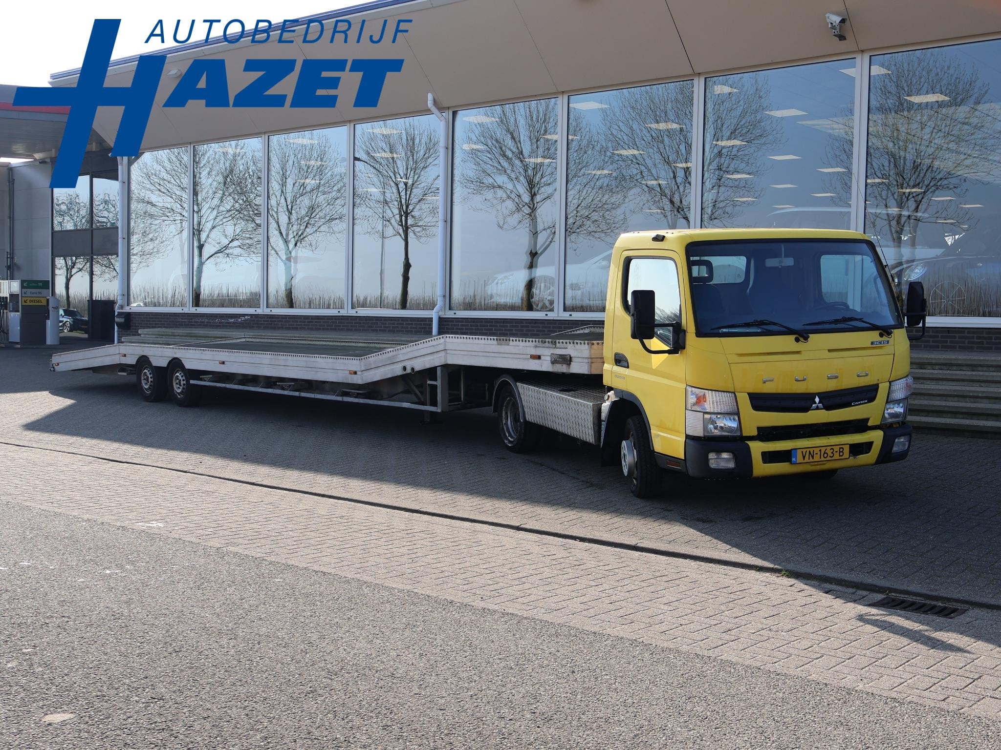 Mitsubishi Canter 3C15 3.0 DI AUT BE-COMBI TREKKER/OPLEGGER, Auto's, Automaat, Euro 5, Gebruikt, 4 cilinders