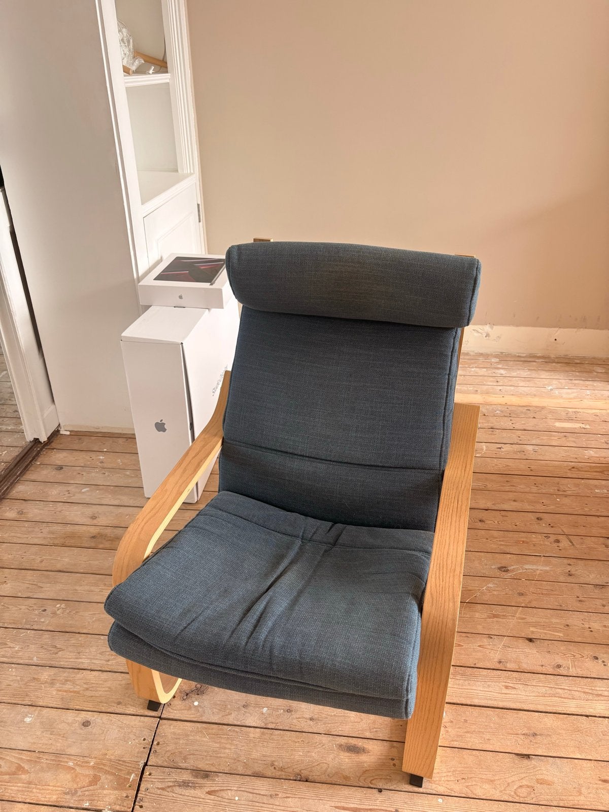 IKEA Poäng fauteuil - Blauw, Ophalen, Gebruikt, Blauw, Eén