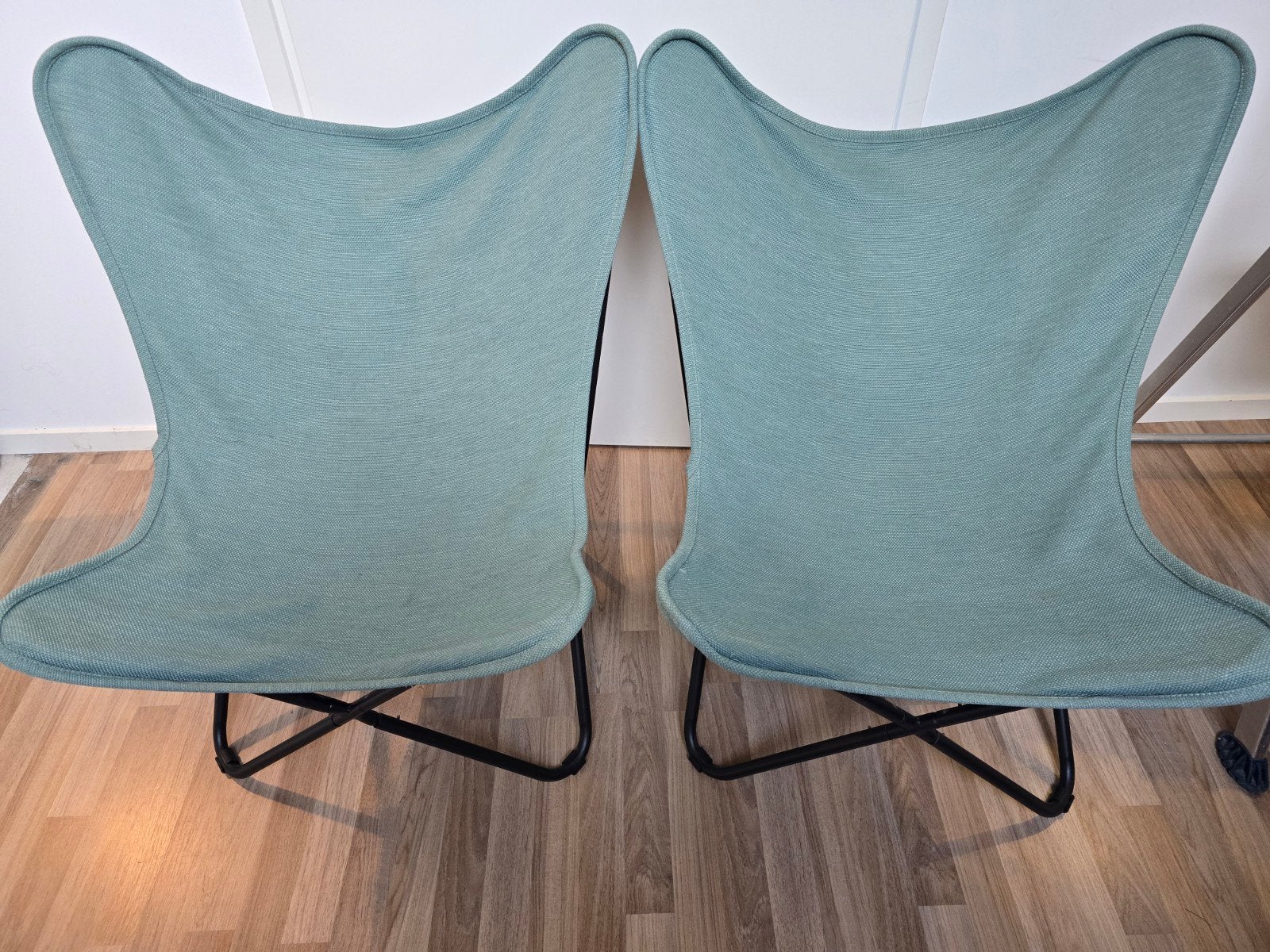 2 Vlinderstoelen met uitwasbare hoezen - set van 2, Ophalen, Gebruikt, Twee, Overige kleuren