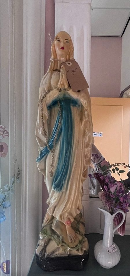 Prachtig groot Maria beeld van gips, Ophalen of Verzenden