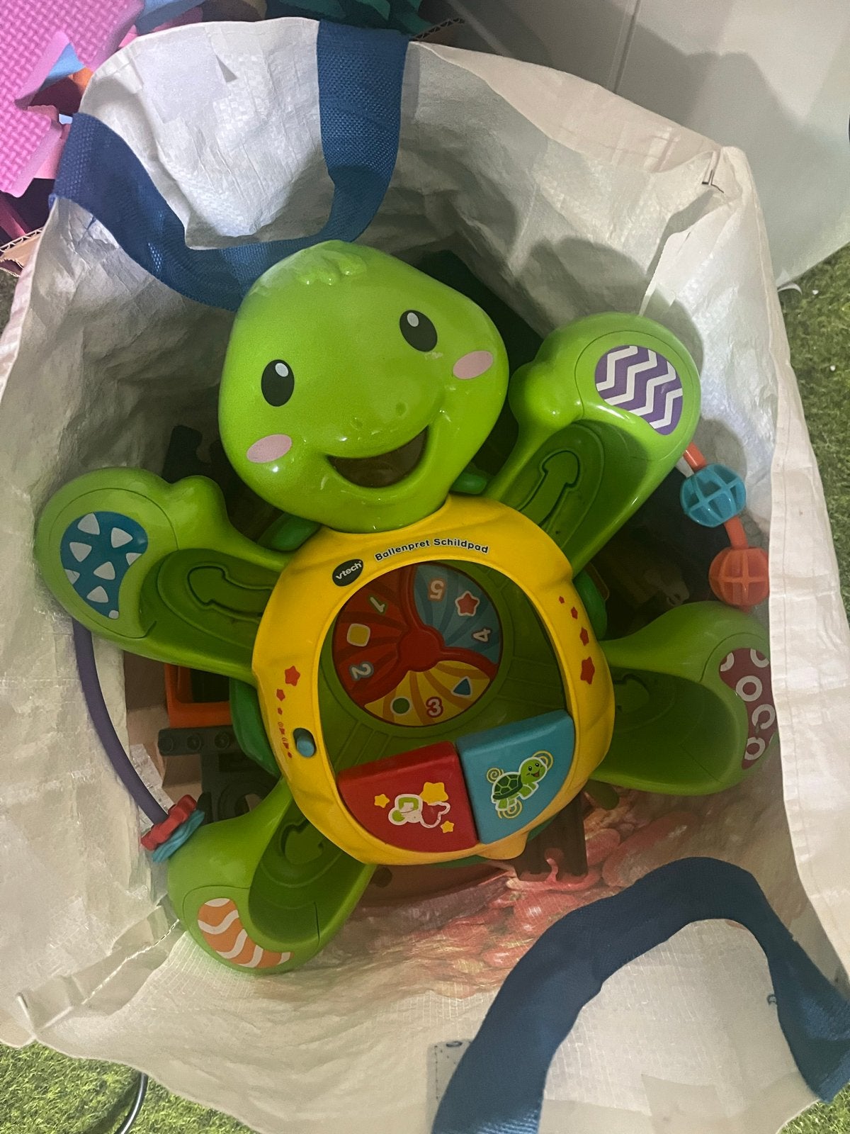 VTech Ballenpret Schildpad - Gratis af te halen, Ophalen of Verzenden, Gebruikt, Overige typen, Met geluid