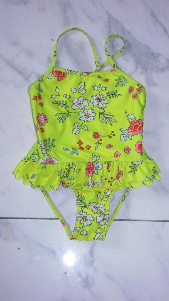 98-104 HEMA badpak geel, Ophalen of Verzenden, Zo goed als nieuw, Meisje, Sport- of Zwemkleding