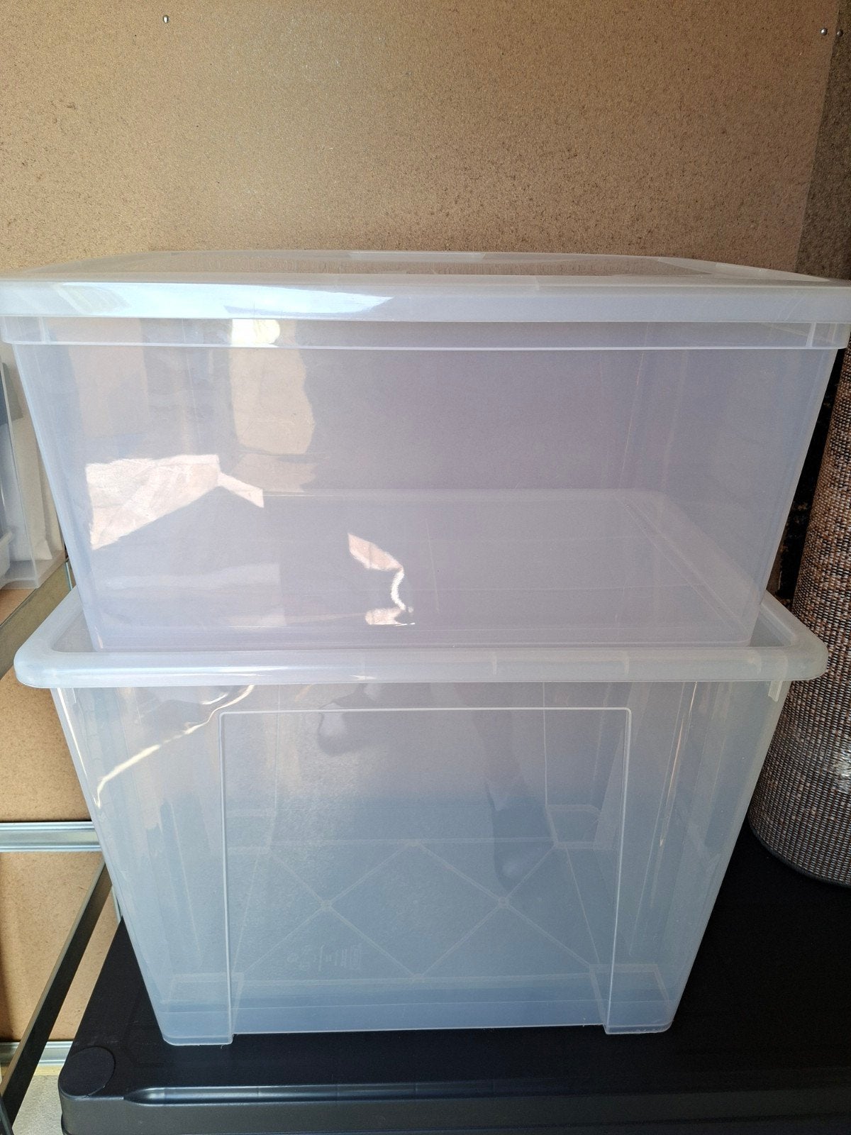 2 Opbergbakken, Ophalen, Gebruikt, Bak of Kist, Minder dan 35 cm