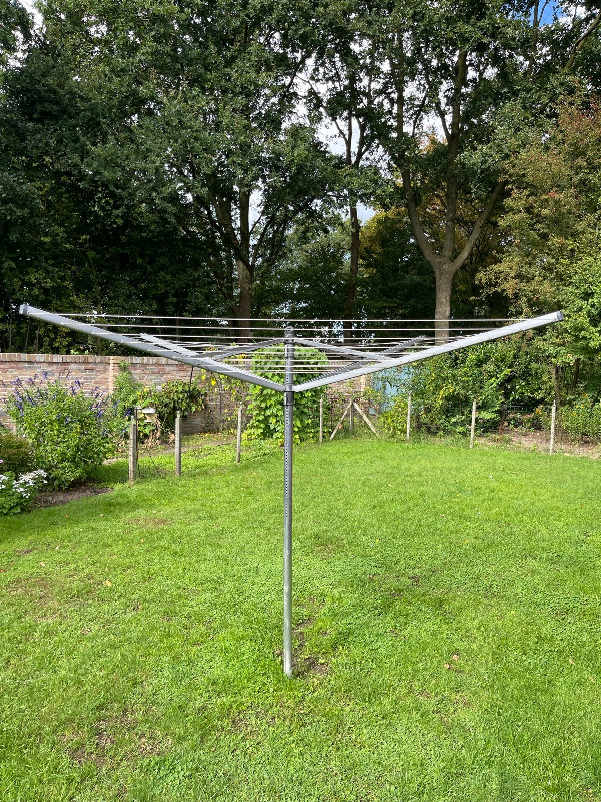 Brabantia droogmolen met grondanker - Inklapbaar, Tuin en Terras, Ophalen, Gebruikt, Droogmolen