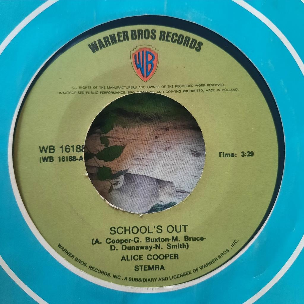Single: Alice Cooper - school's out, Ophalen of Verzenden, Pop