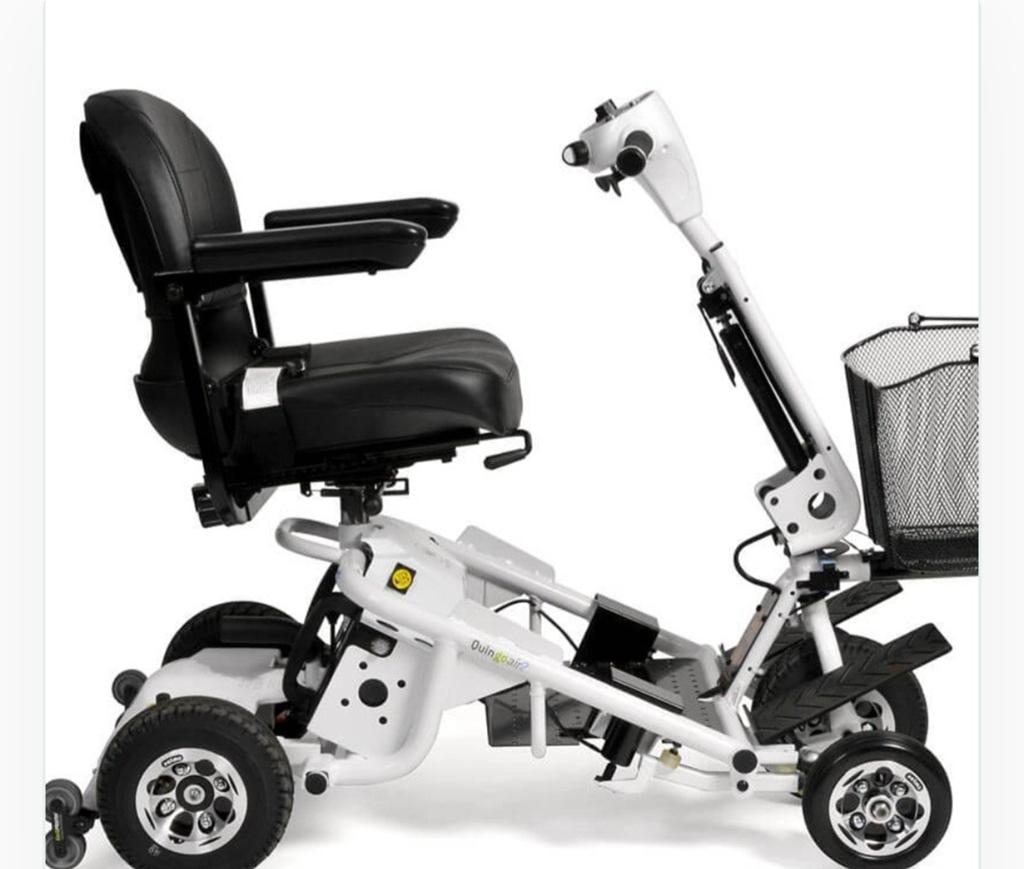 Scootmobiel Quingo air 2  (voor uitjes), Ophalen, Zo goed als nieuw, 10 km/u of minder