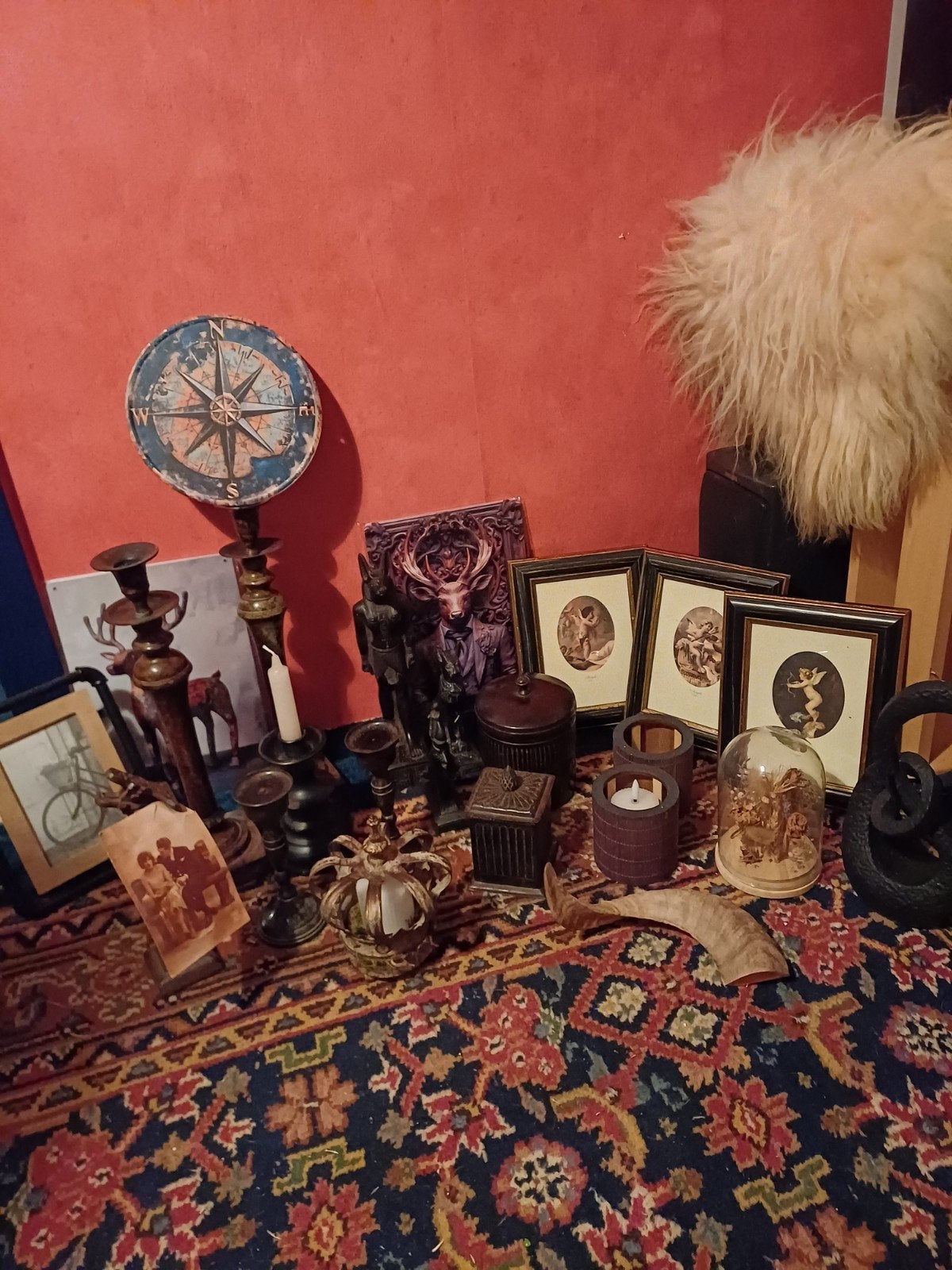 decoratie spullen, Huis en Inrichting, Ophalen, Gebruikt, Bruin